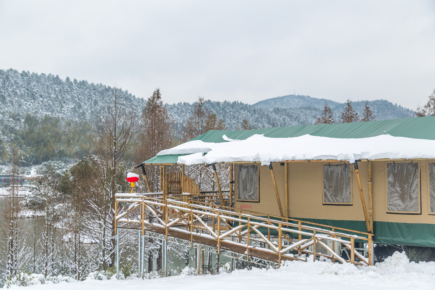 喜马拉雅野奢帐篷酒店—雪景10