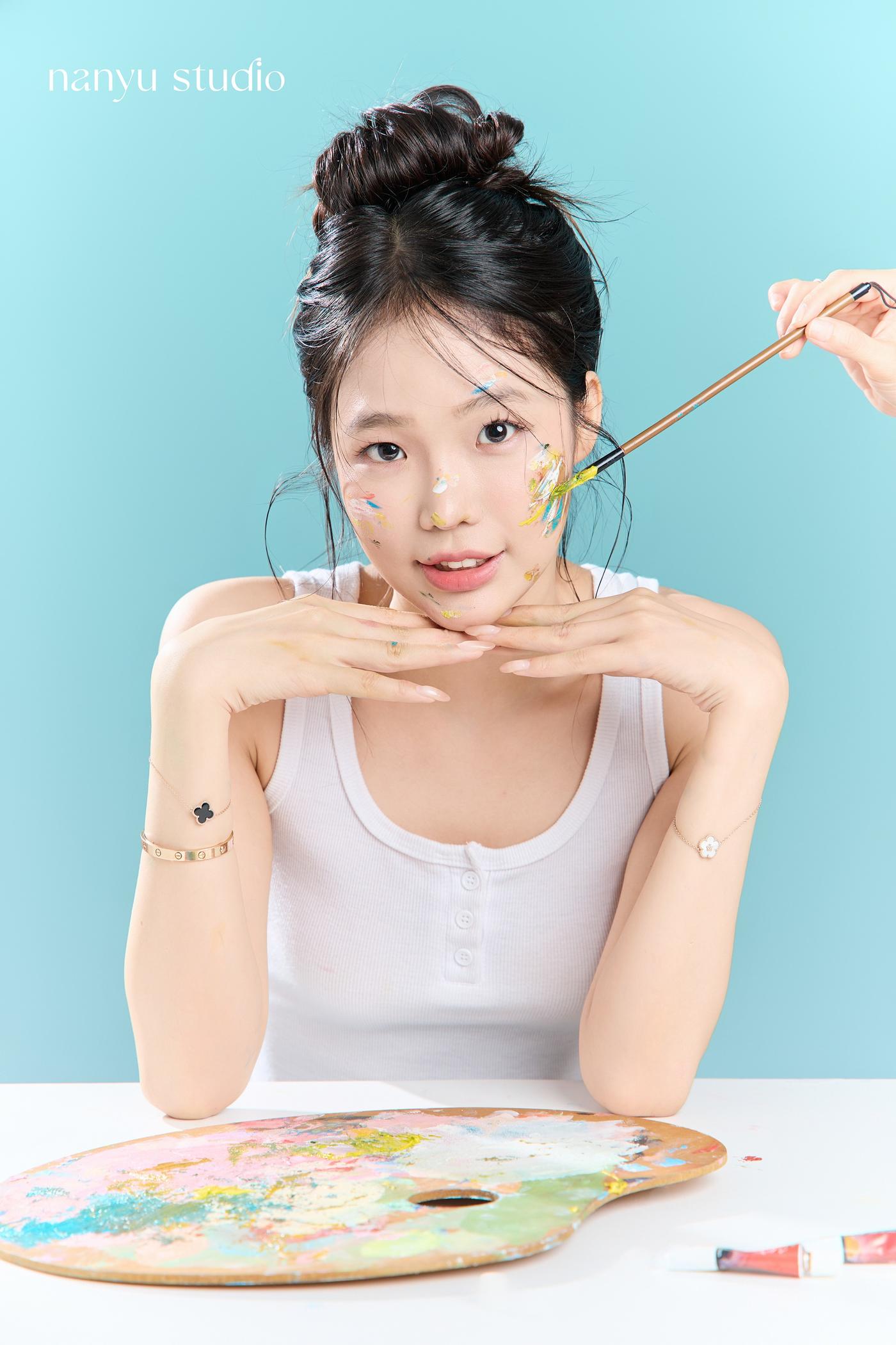 颜料盘亲子照8