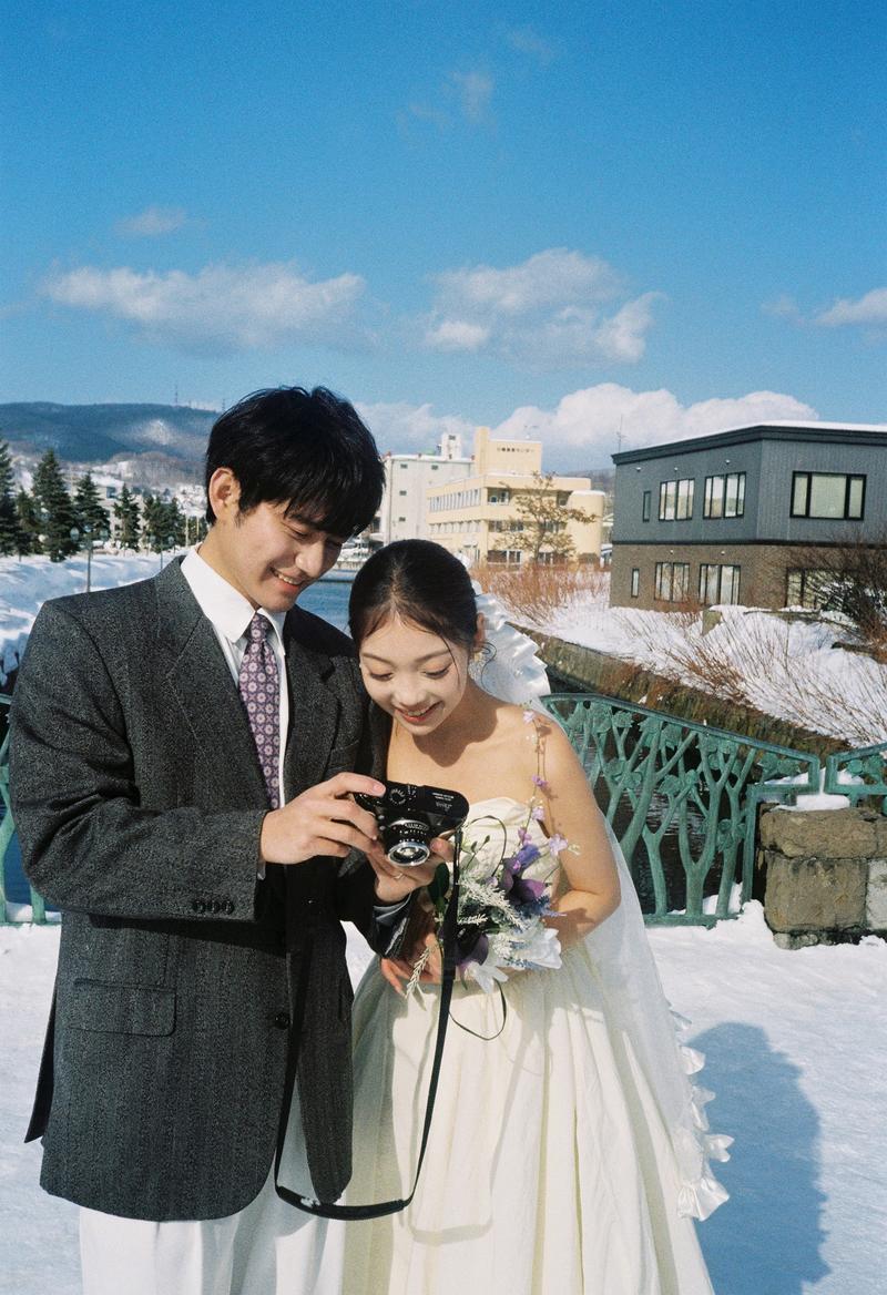 小樽运河 第36张 日本婚纱照 日本旅拍 小樽婚纱照 日本尼鹿摄影