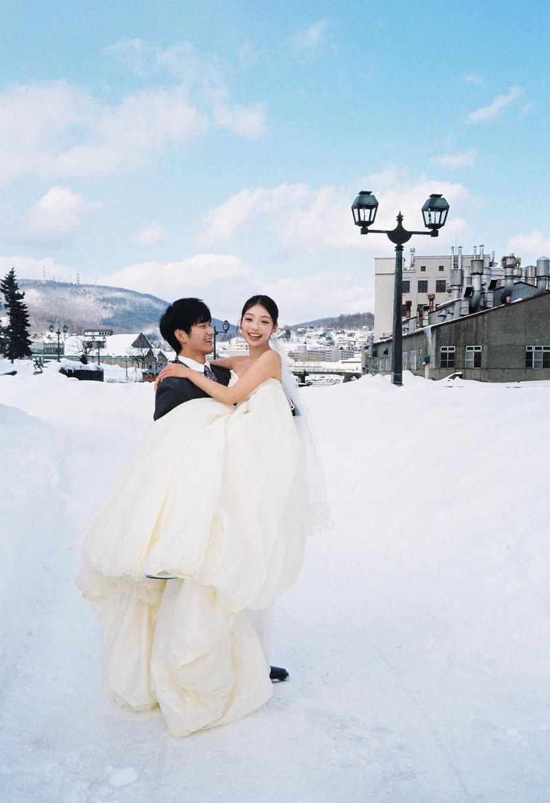 小樽运河 第24张 日本婚纱照 日本旅拍 小樽婚纱照 日本尼鹿摄影