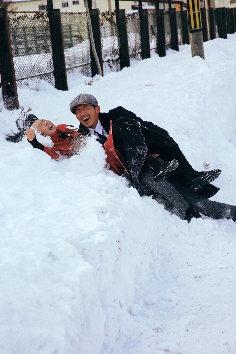 北海道的雪 第10张 日本婚纱照 日本旅拍 北海道婚纱照 日本雪景婚纱照 日本尼鹿摄影