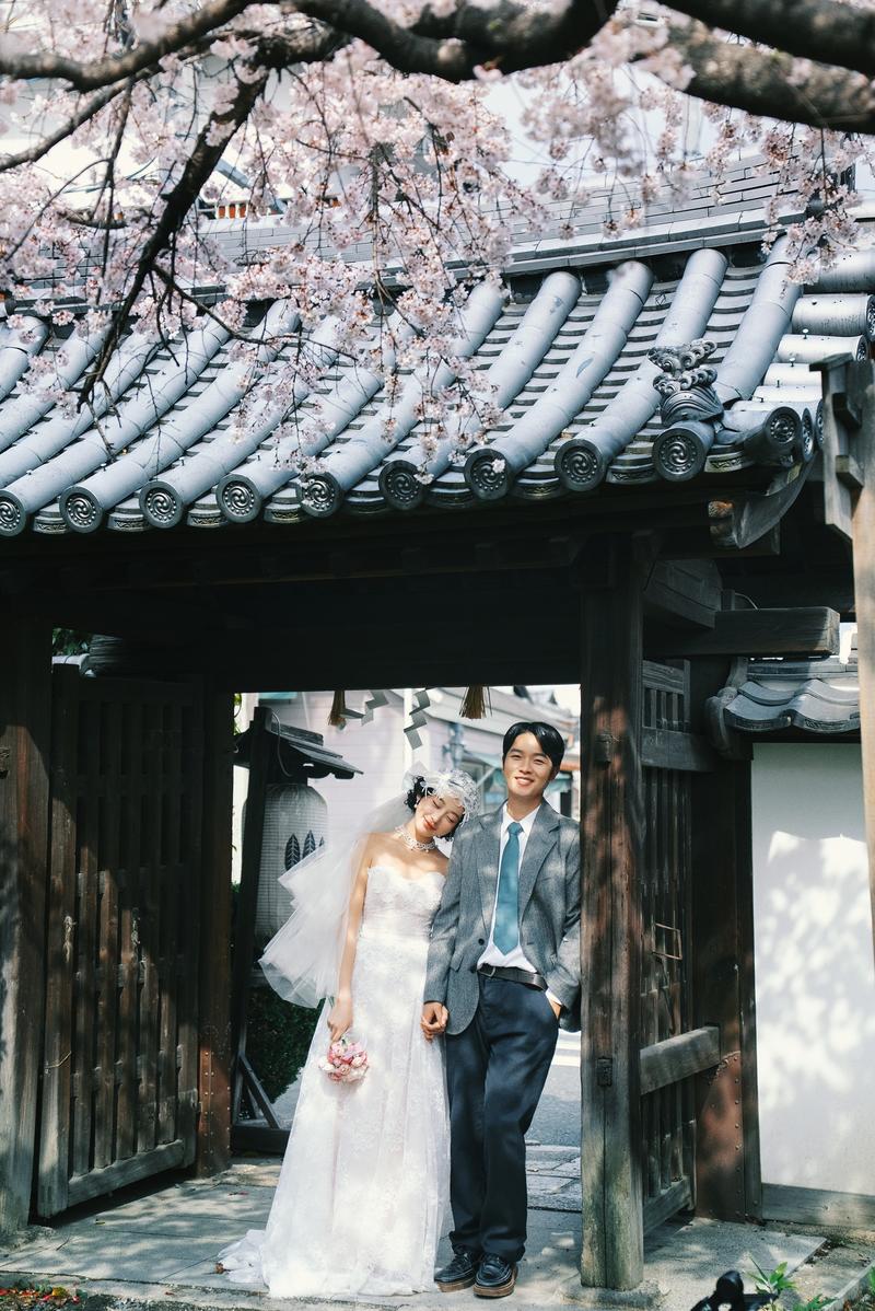 京都樱花婚纱照 第4张 日本婚纱照 日本旅拍 京都樱花婚纱照 日本樱花婚纱照 日本尼鹿摄影