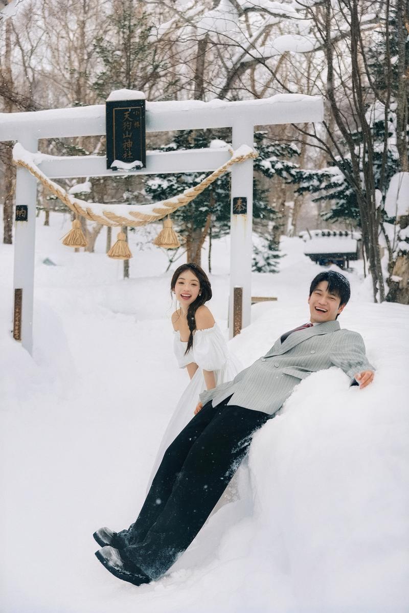 天狗山的浪漫 第40张 日本婚纱照 日本旅拍 日本尼鹿摄影