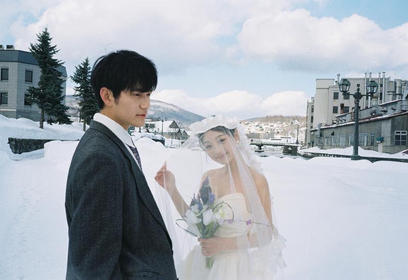 小樽运河 第54张 日本婚纱照 日本旅拍 小樽婚纱照 日本尼鹿摄影