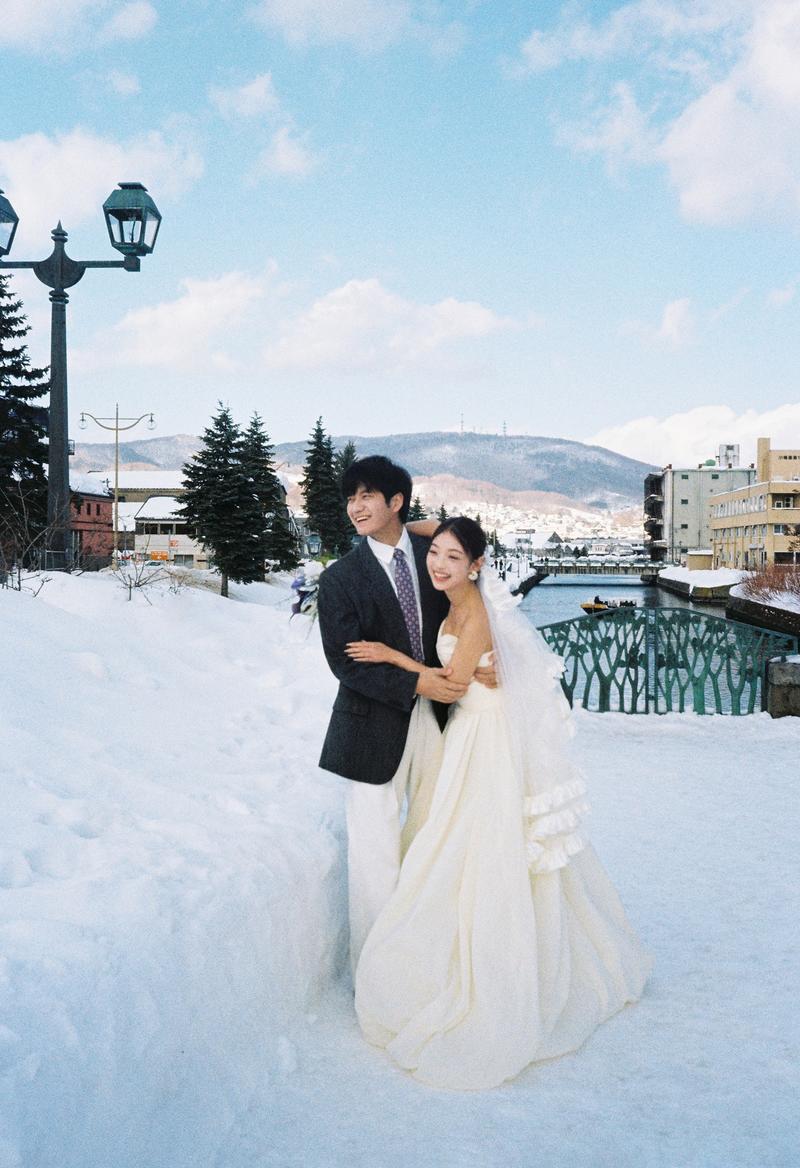 小樽运河 第4张 日本婚纱照 日本旅拍 小樽婚纱照 日本尼鹿摄影