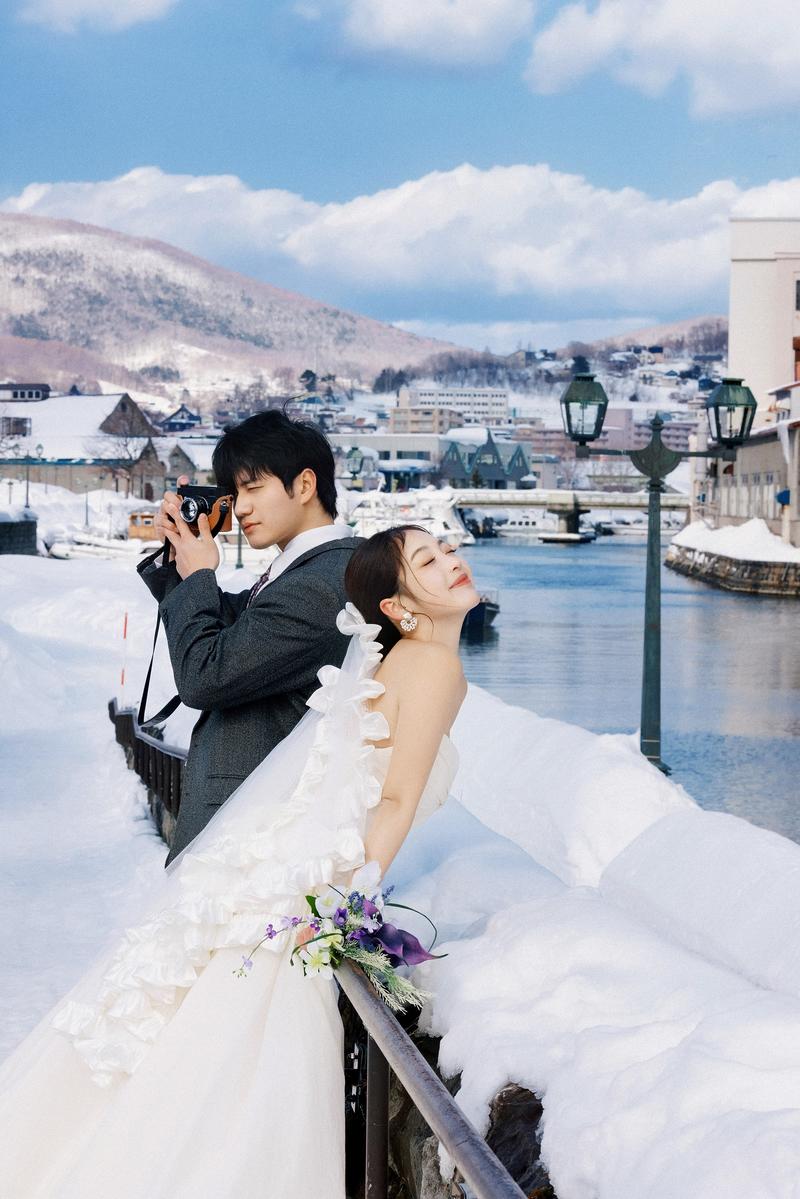 小樽运河 第7张 日本婚纱照 日本旅拍 小樽婚纱照 日本尼鹿摄影