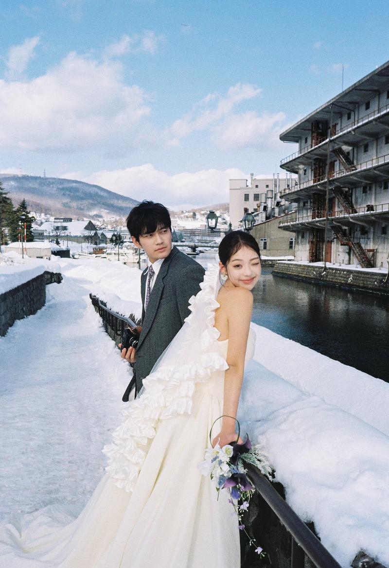 小樽运河 第23张 日本婚纱照 日本旅拍 小樽婚纱照 日本尼鹿摄影