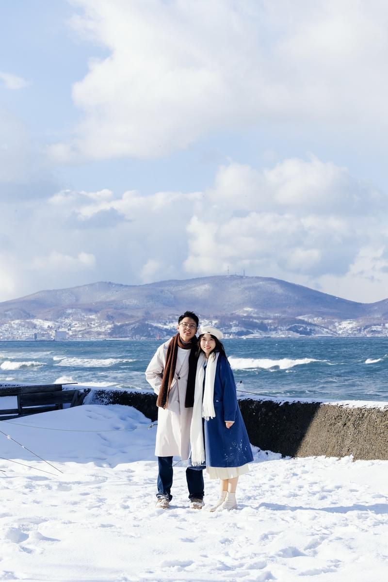 在小樽生命中最美好的冬天 第9张 日本婚纱照 日本旅拍 小樽婚纱照 日本尼鹿摄影