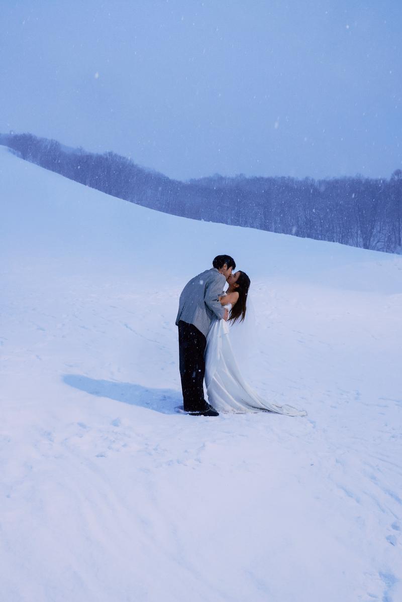 雪夜 第26张 日本婚纱照 日本旅拍 日本雪景婚纱照 日本尼鹿摄影