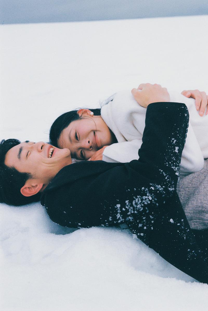 雪地里相爱 第5张 日本婚纱照 日本旅拍 日本雪景婚纱照 日本尼鹿摄影