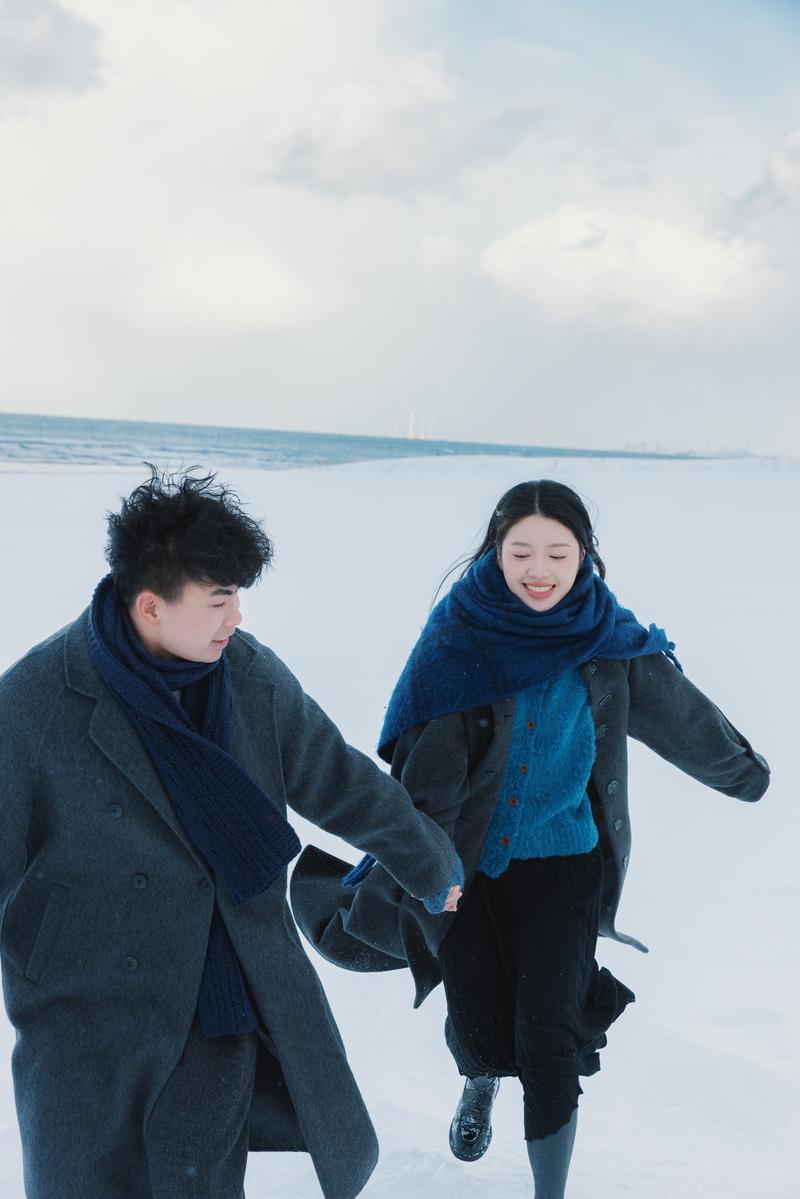 北海道钱涵的海 第2张 日本婚纱照 日本旅拍 北海道婚纱照 日本尼鹿摄影