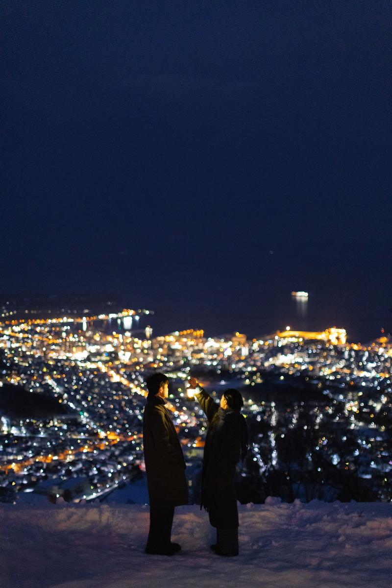 天狗山蓝调时刻 第27张 日本婚纱照 日本旅拍 日本尼鹿摄影