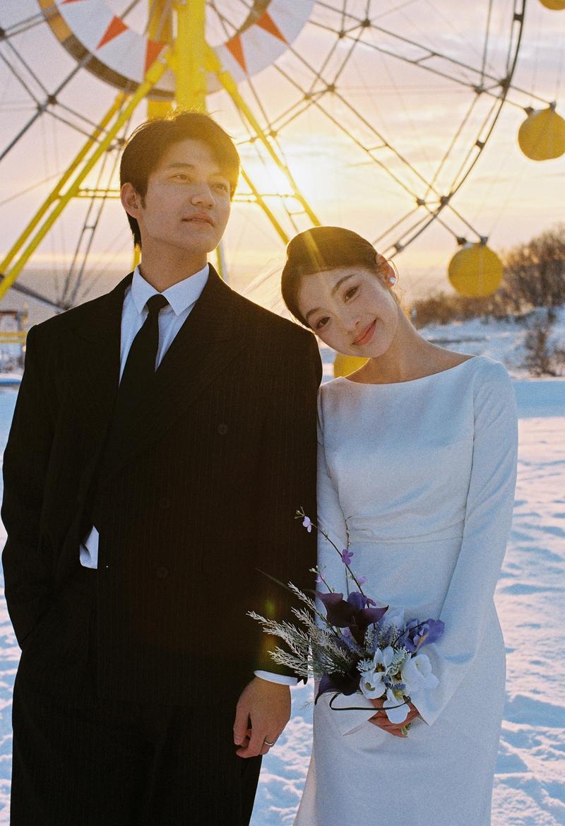 小樽摩天轮 第20张 日本婚纱照 日本旅拍 小樽婚纱照 日本尼鹿摄影
