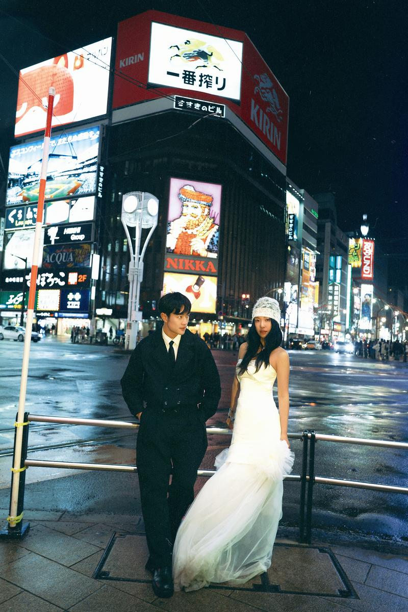 薄野十字路口 第29张 日本婚纱照 日本旅拍 日本尼鹿摄影