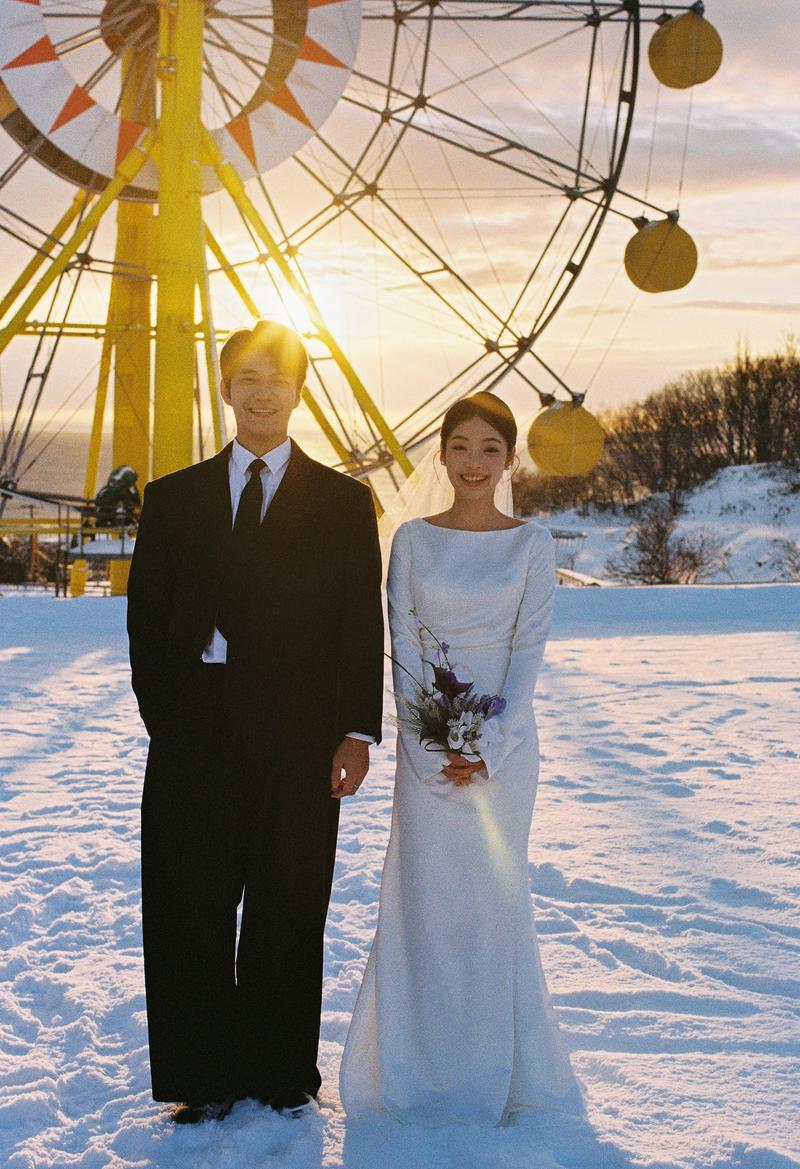 小樽摩天轮 第6张 日本婚纱照 日本旅拍 小樽婚纱照 日本尼鹿摄影