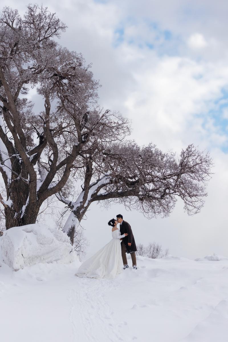 在小樽生命中最美好的冬天 第34张 日本婚纱照 日本旅拍 小樽婚纱照 日本尼鹿摄影