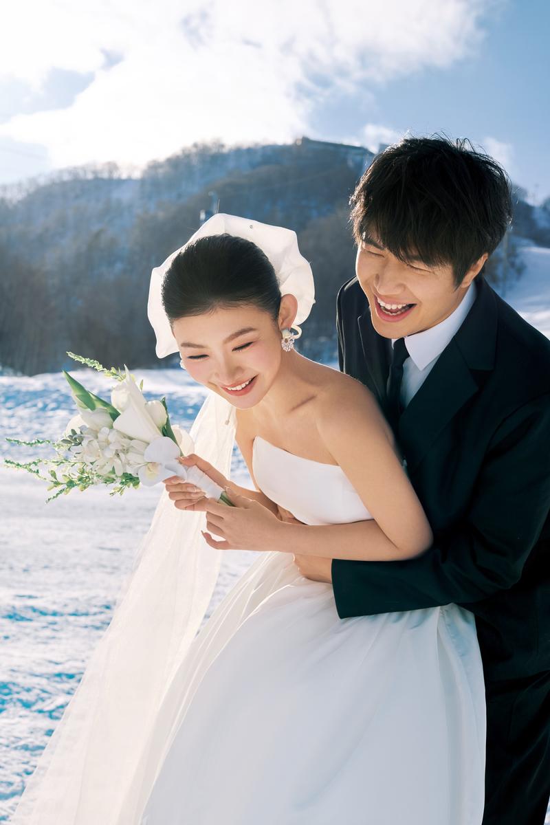 小樽婚礼 第35张 日本婚纱照 日本旅拍 小樽婚纱照 日本尼鹿摄影