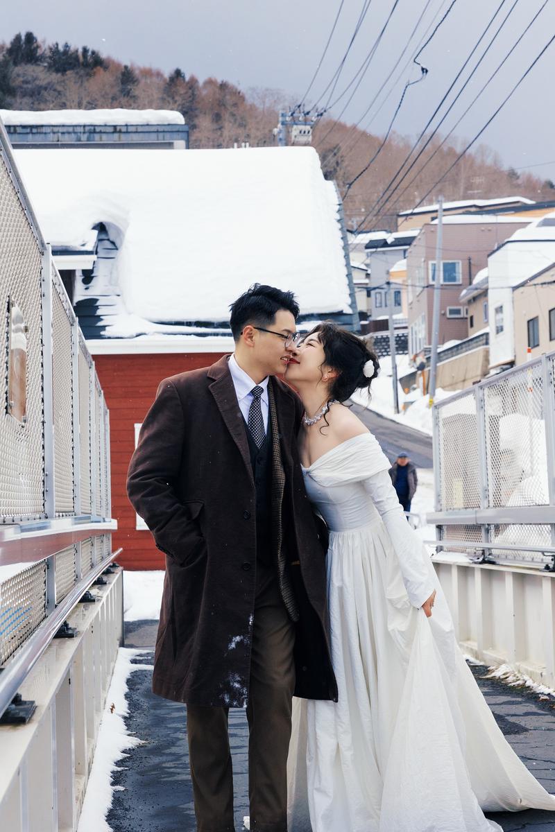 在小樽生命中最美好的冬天 第24张 日本婚纱照 日本旅拍 小樽婚纱照 日本尼鹿摄影