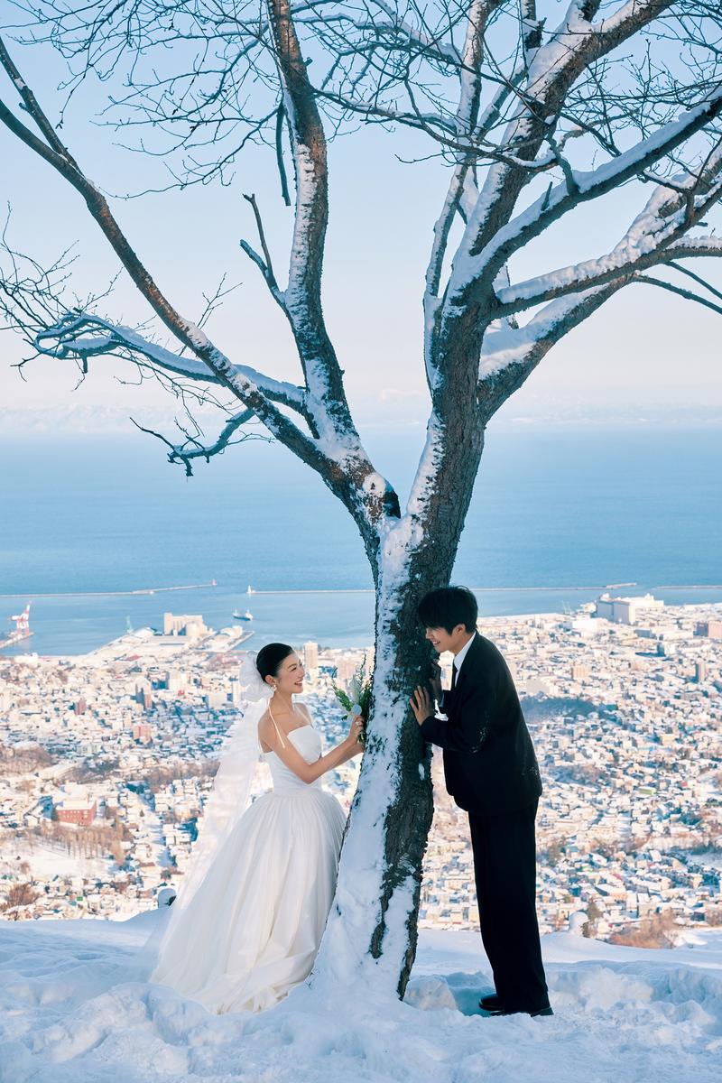 小樽婚礼 第48张 日本婚纱照 日本旅拍 小樽婚纱照 日本尼鹿摄影
