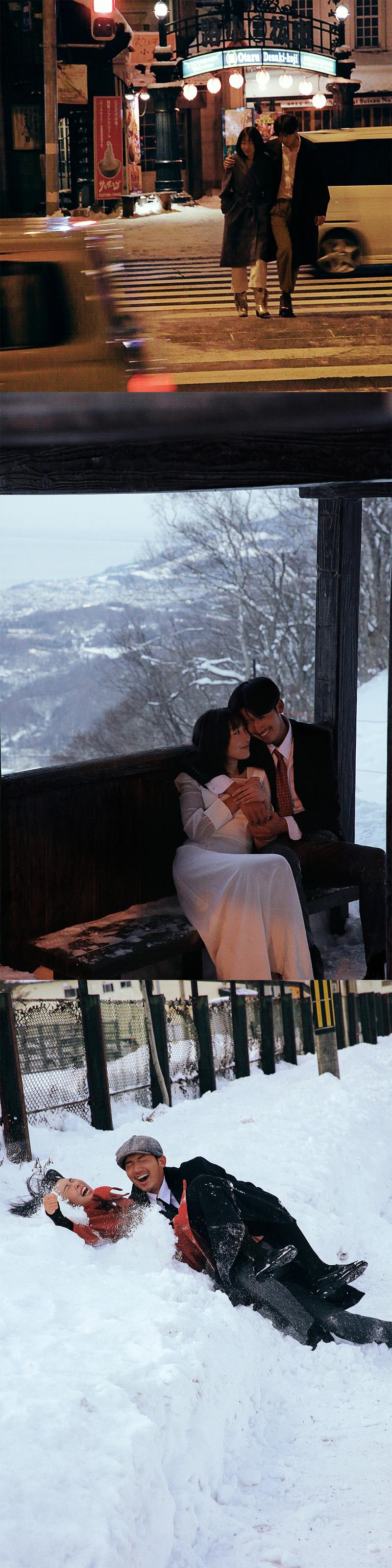 北海道的雪 第2张 日本婚纱照 日本旅拍 北海道婚纱照 日本雪景婚纱照 日本尼鹿摄影