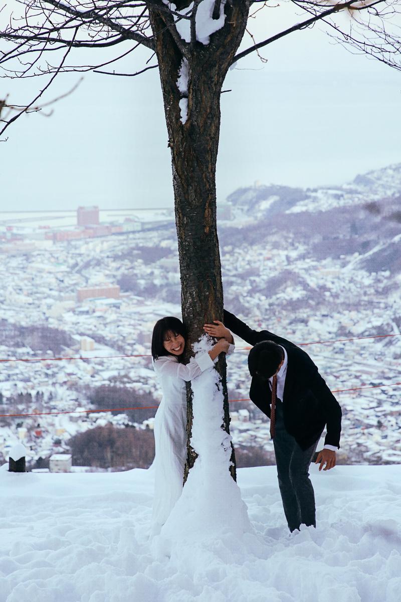 北海道的雪 第31张 日本婚纱照 日本旅拍 北海道婚纱照 日本雪景婚纱照 日本尼鹿摄影