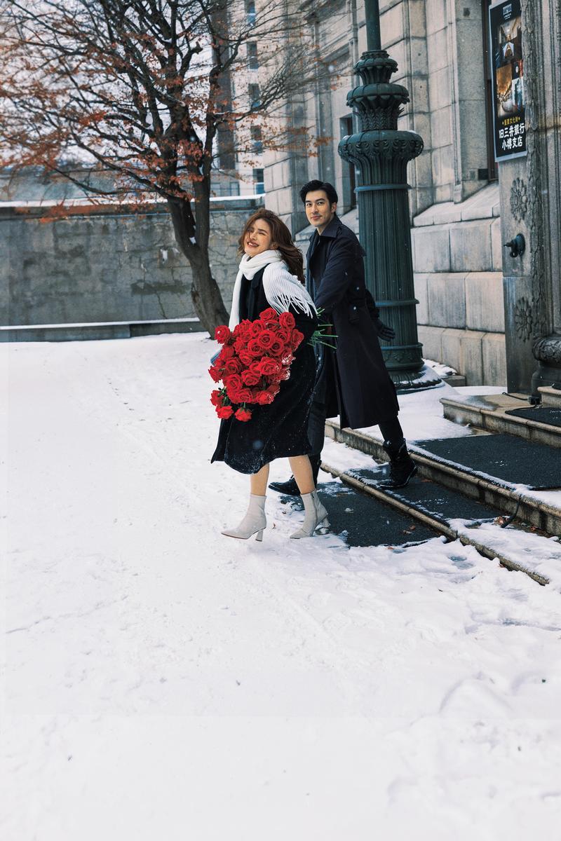 北海道的小樽天狗山 第53张 日本婚纱照 日本旅拍 北海道婚纱照 小樽婚纱照 日本雪景婚纱照 日本尼鹿摄影