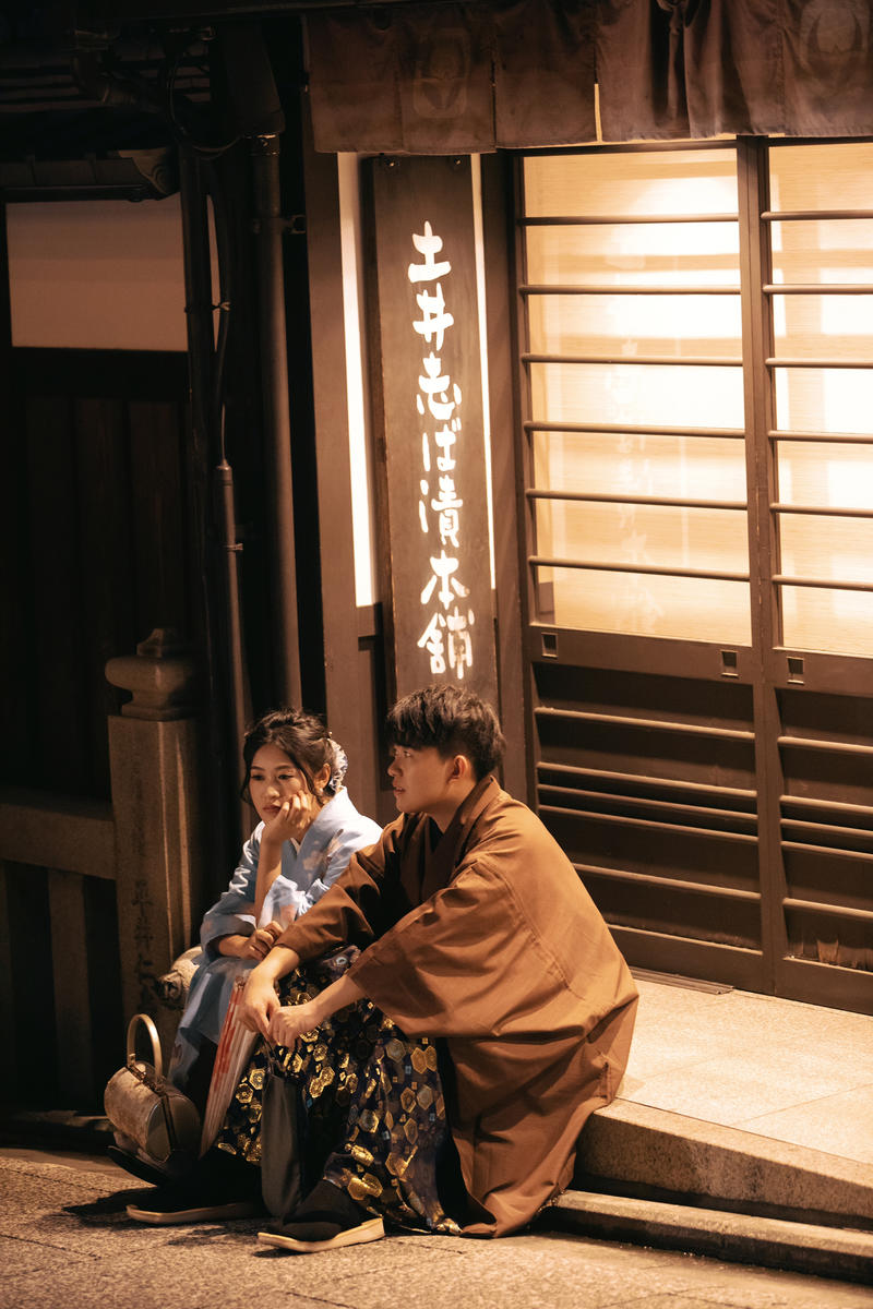 京都回忆 第11张 日本婚纱照 日本旅拍 京都樱花婚纱照 日本尼鹿摄影