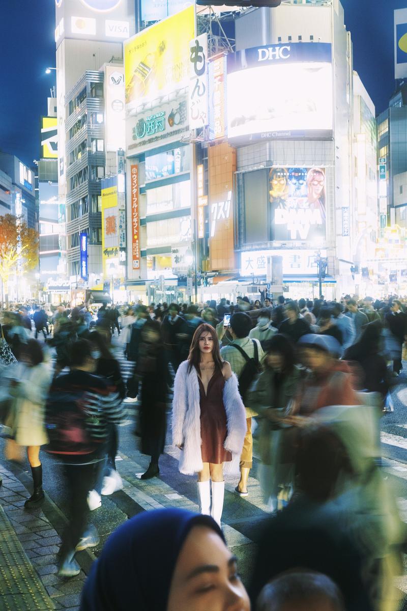 夜晚的十字路口 第41张 日本婚纱照 日本旅拍 东京旅拍 日本尼鹿摄影