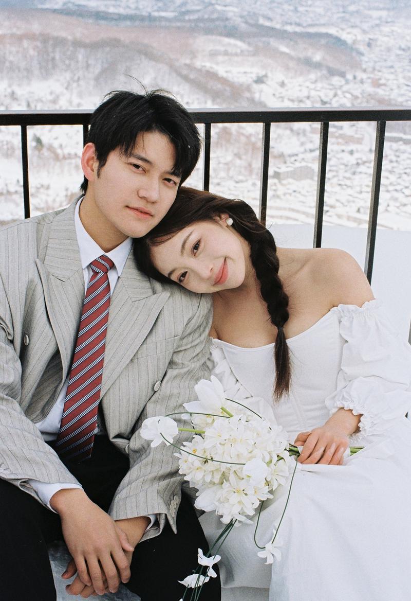 天狗山的浪漫 第8张 日本婚纱照 日本旅拍 日本尼鹿摄影