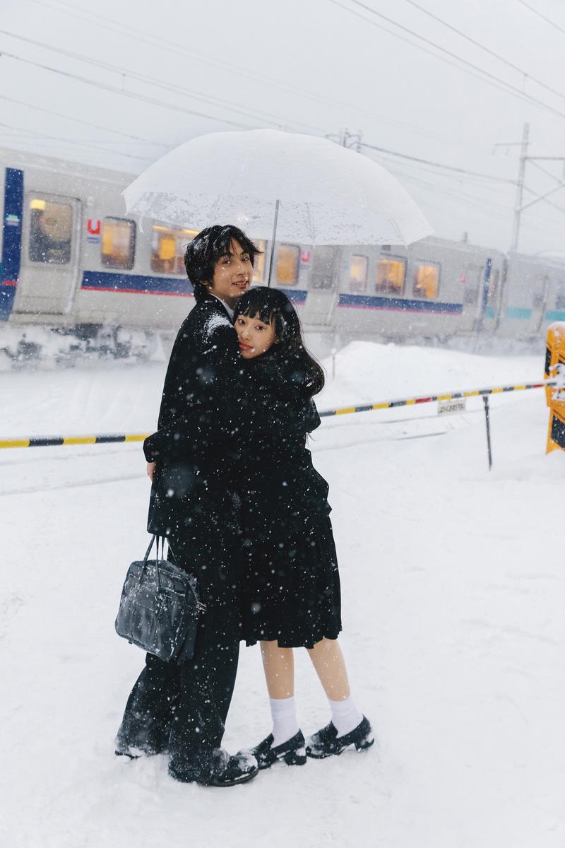 暴风雪来临之际 第4张 日本婚纱照 日本旅拍 日本雪景婚纱照 日本尼鹿摄影