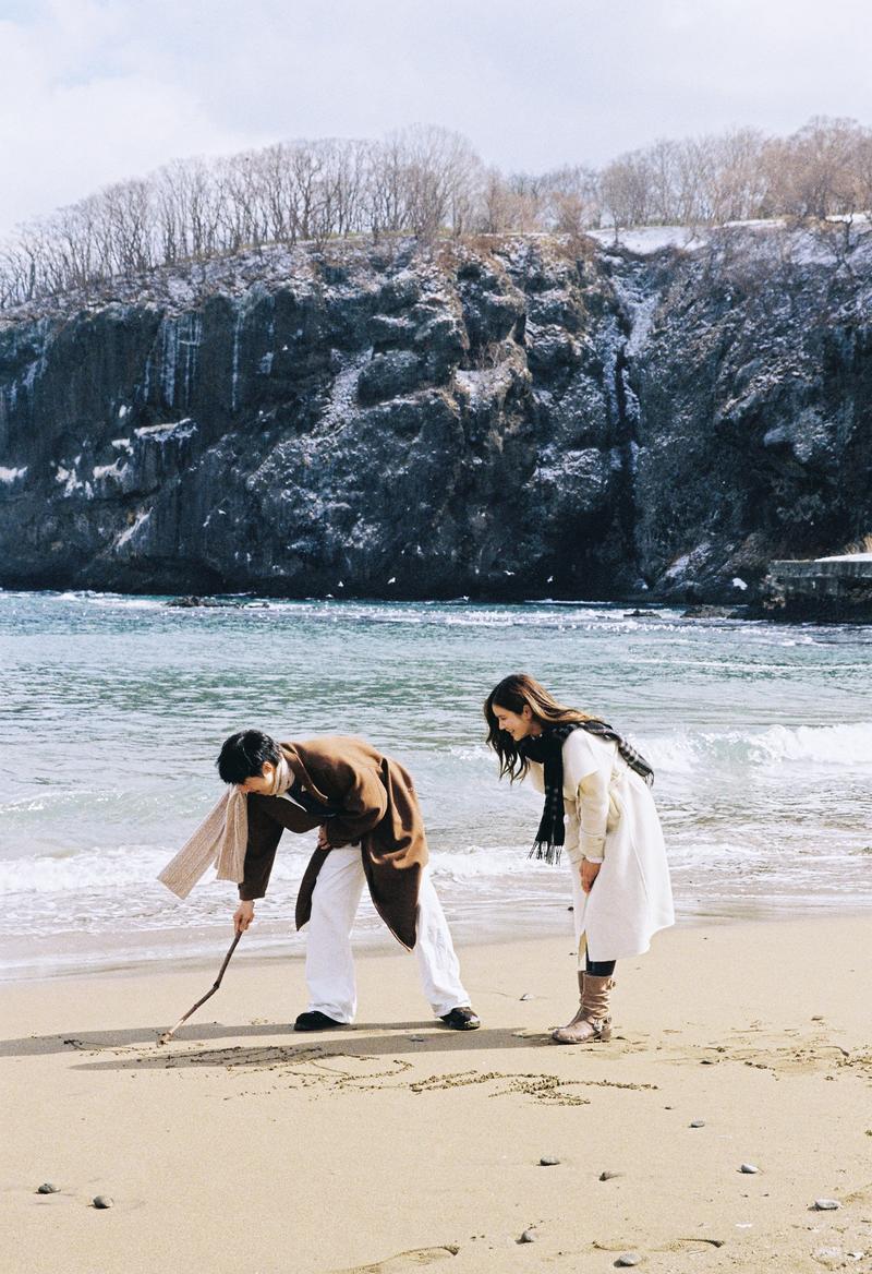 小樽悬崖海边 第29张 日本婚纱照 日本旅拍 小樽婚纱照 日本尼鹿摄影
