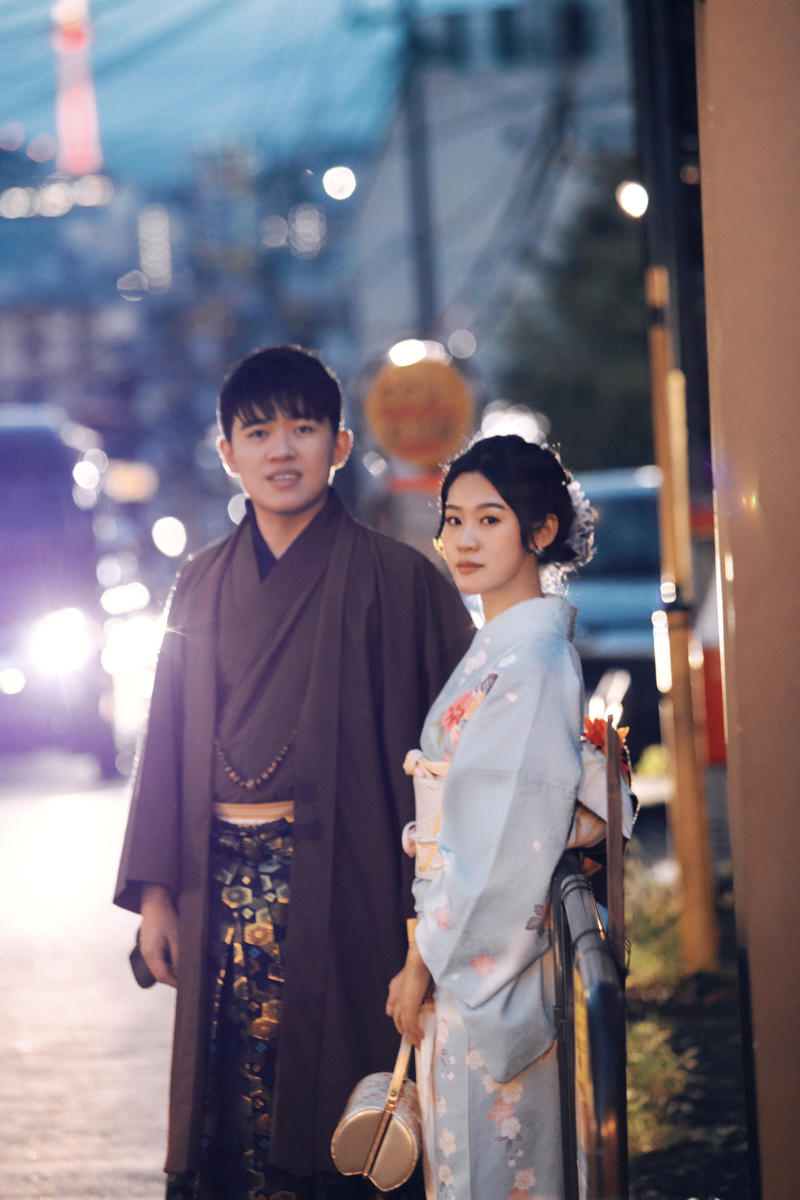 京都回忆 第10张 日本婚纱照 日本旅拍 京都樱花婚纱照 日本尼鹿摄影