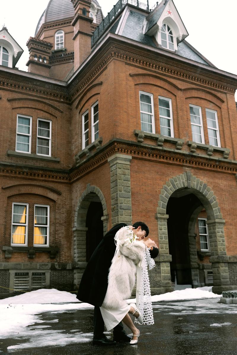 札幌市政府 第18张 日本婚纱照 日本旅拍 札幌婚纱照 日本尼鹿摄影