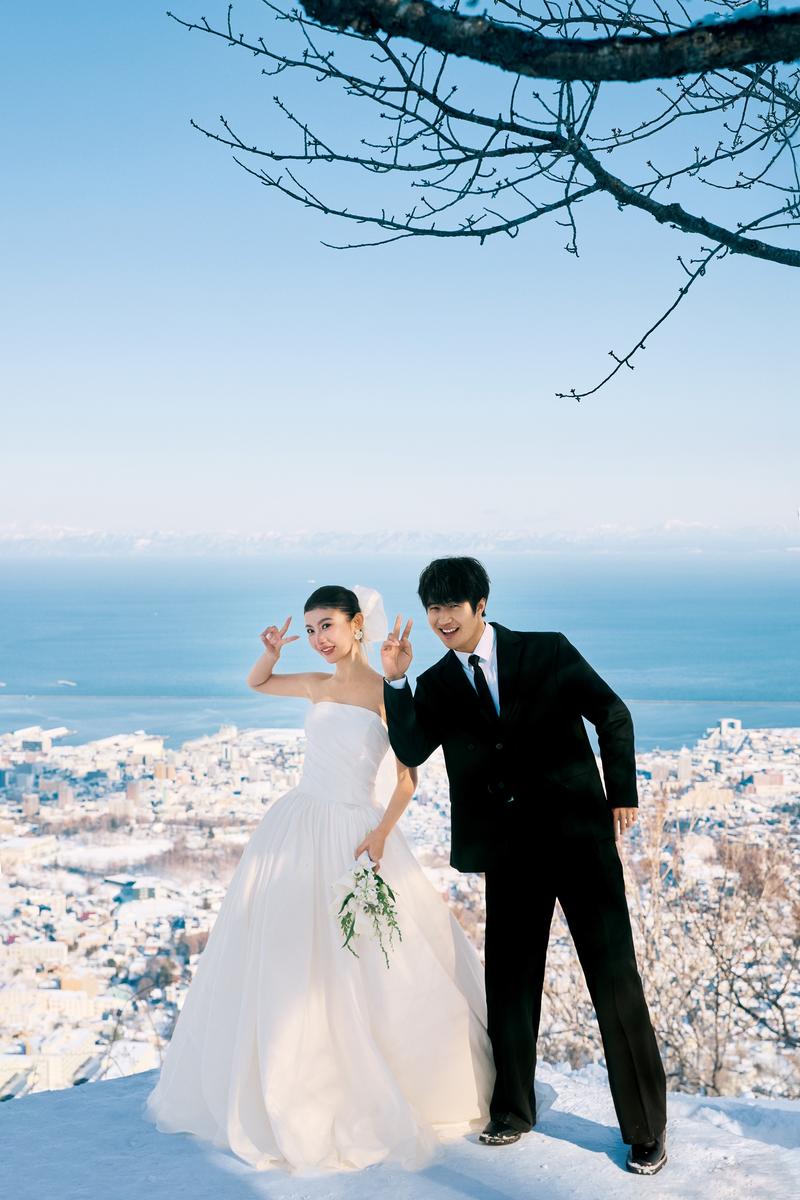 小樽婚礼 第43张 日本婚纱照 日本旅拍 小樽婚纱照 日本尼鹿摄影