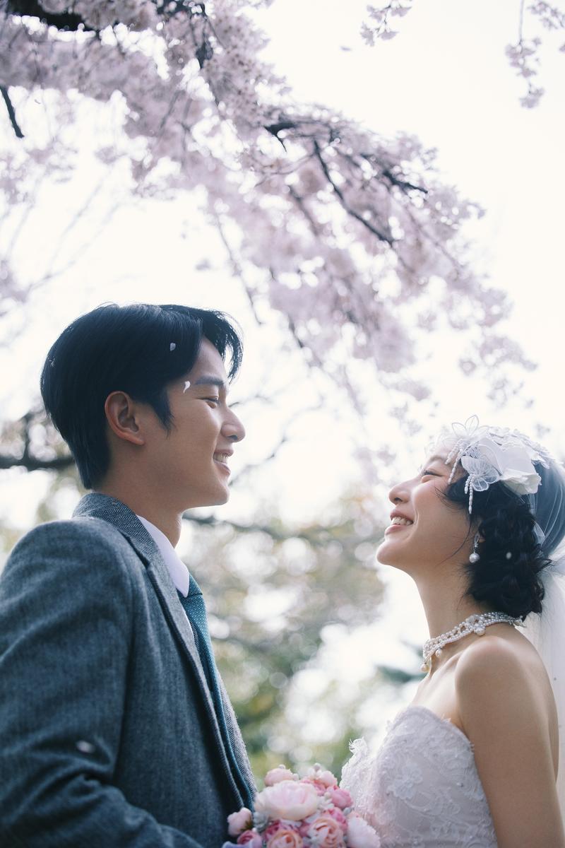 京都樱花婚纱照 第2张 日本婚纱照 日本旅拍 京都樱花婚纱照 日本樱花婚纱照 日本尼鹿摄影