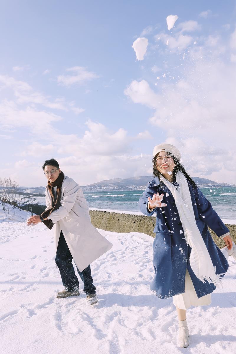 在小樽生命中最美好的冬天 第62张 日本婚纱照 日本旅拍 小樽婚纱照 日本尼鹿摄影