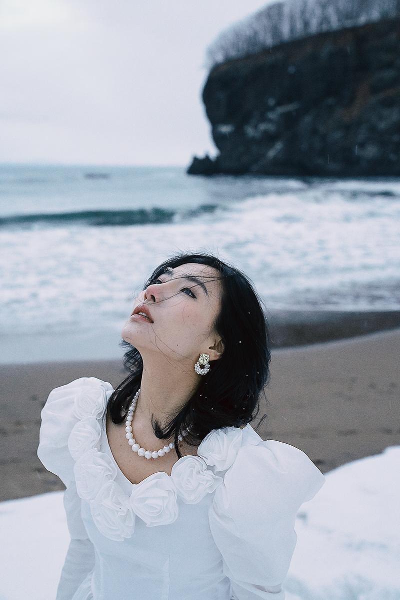 北海道单人婚纱 第17张 日本婚纱照 日本旅拍 北海道婚纱照 日本尼鹿摄影