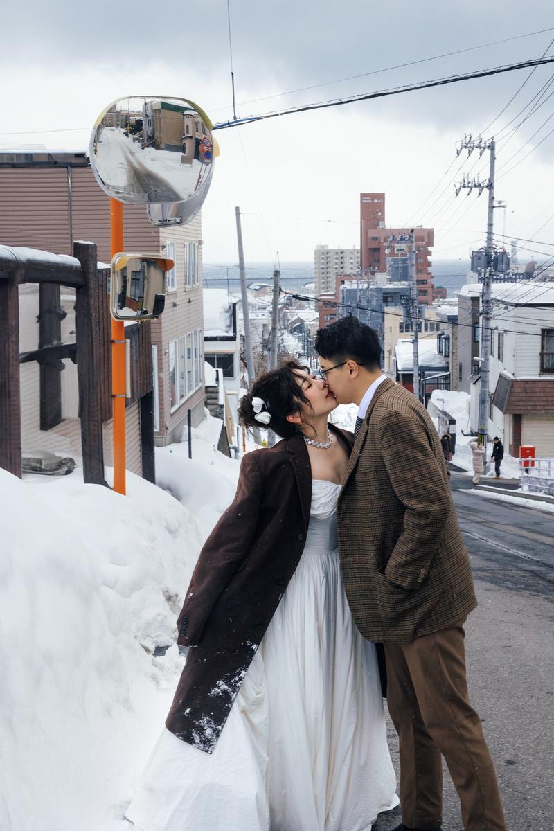 在小樽生命中最美好的冬天 第26张 日本婚纱照 日本旅拍 小樽婚纱照 日本尼鹿摄影