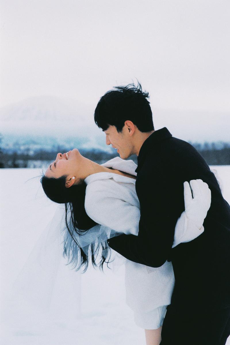 雪山恋章 日本婚纱照 日本旅拍