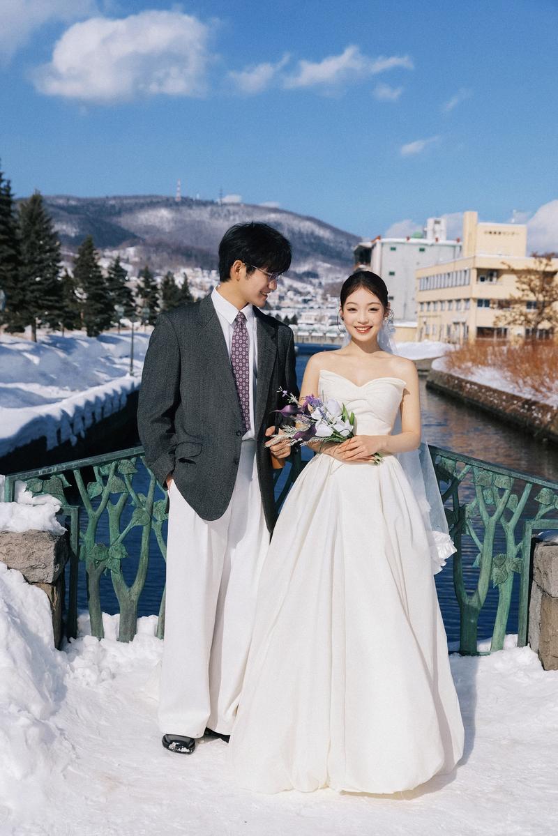 小樽运河 第60张 日本婚纱照 日本旅拍 小樽婚纱照 日本尼鹿摄影