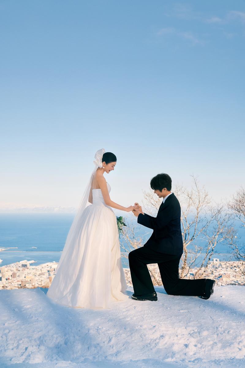 小樽婚礼 第44张 日本婚纱照 日本旅拍 小樽婚纱照 日本尼鹿摄影