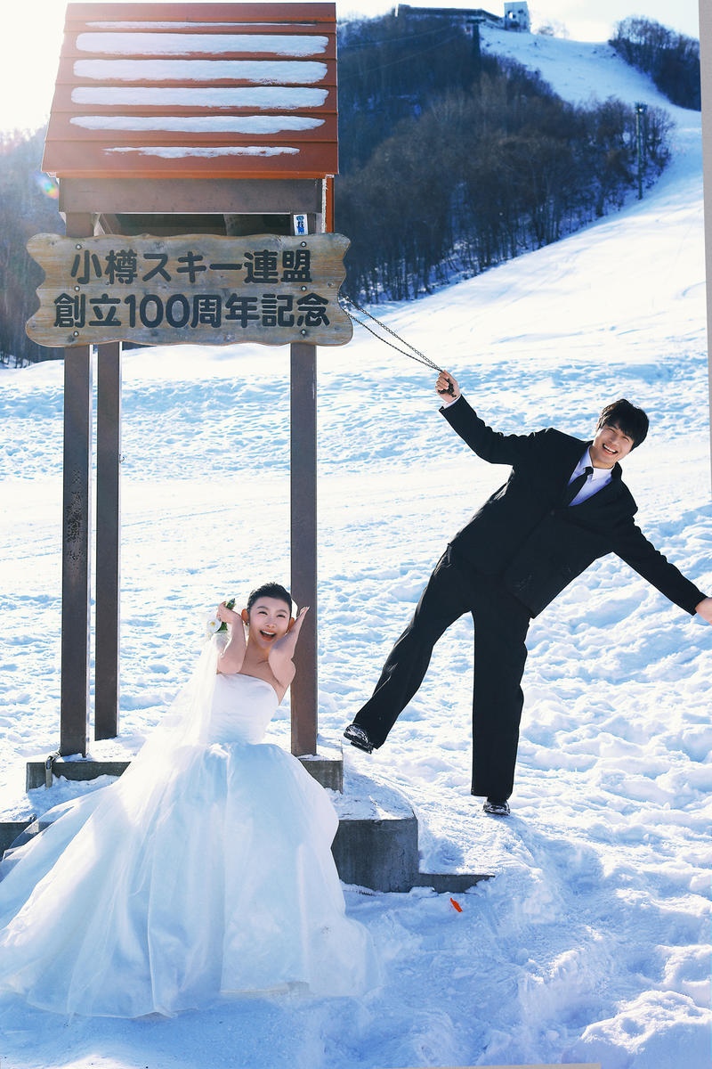 小樽婚礼 第33张 日本婚纱照 日本旅拍 小樽婚纱照 日本尼鹿摄影