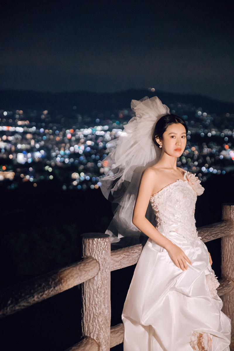若草山夜景婚纱照 第12张 日本婚纱照 日本旅拍 日本尼鹿摄影