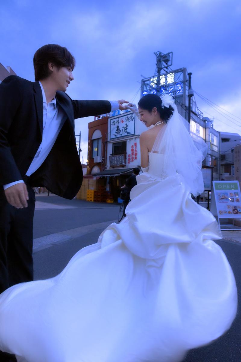 人潮汹涌中紧紧抱住你 第17张 日本婚纱照 日本旅拍 日本尼鹿摄影