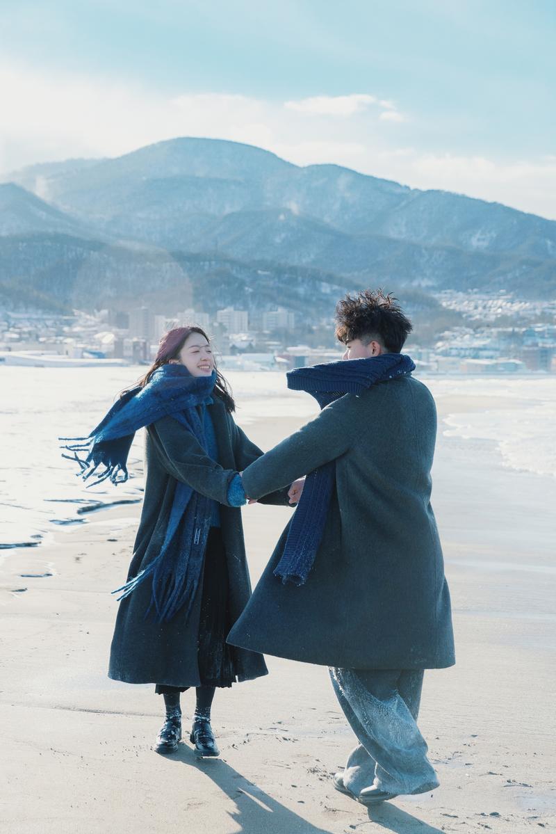 北海道钱涵的海 第11张 日本婚纱照 日本旅拍 北海道婚纱照 日本尼鹿摄影