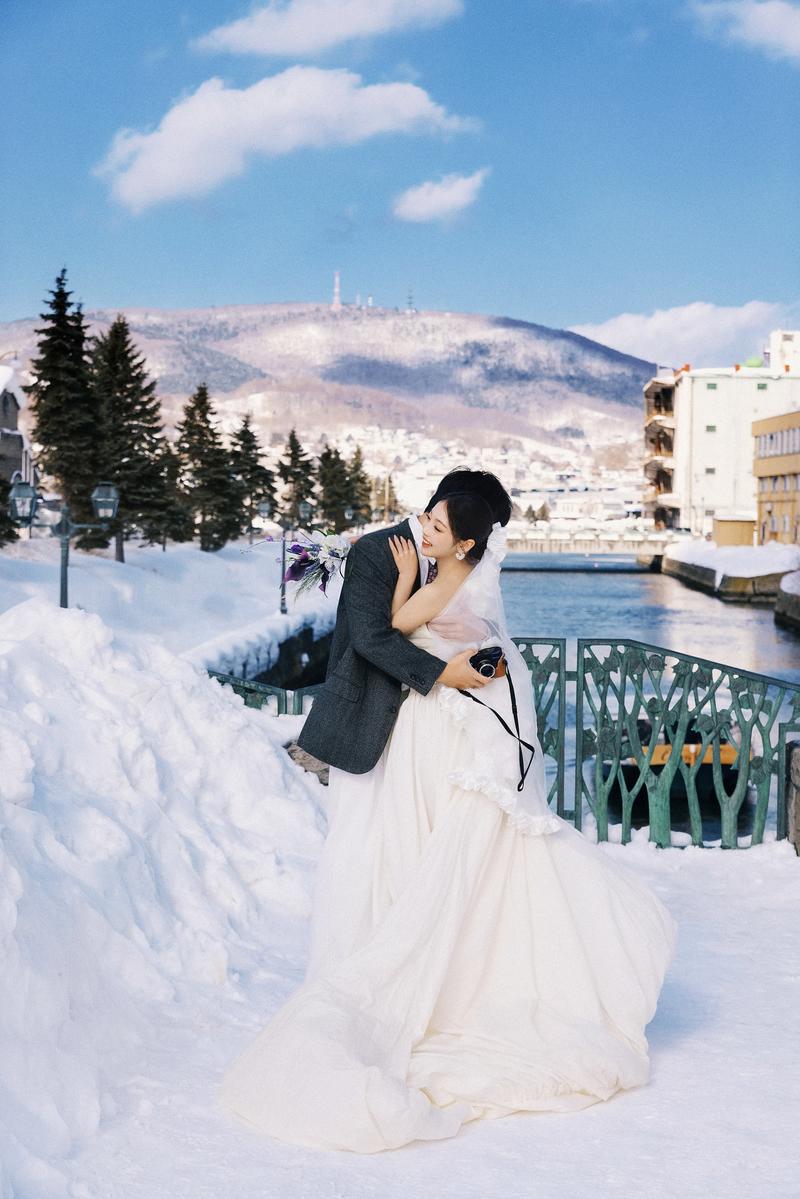 小樽运河 第39张 日本婚纱照 日本旅拍 小樽婚纱照 日本尼鹿摄影