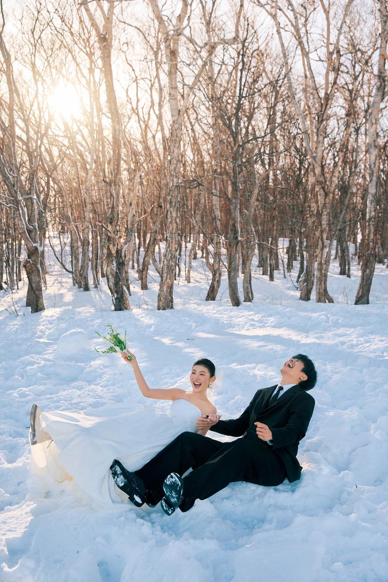 小樽婚礼 第46张 日本婚纱照 日本旅拍 小樽婚纱照 日本尼鹿摄影