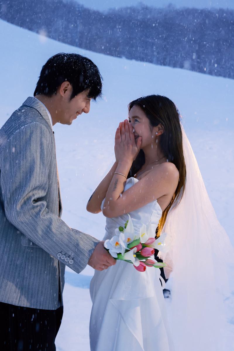 雪夜 第19张 日本婚纱照 日本旅拍 日本雪景婚纱照 日本尼鹿摄影