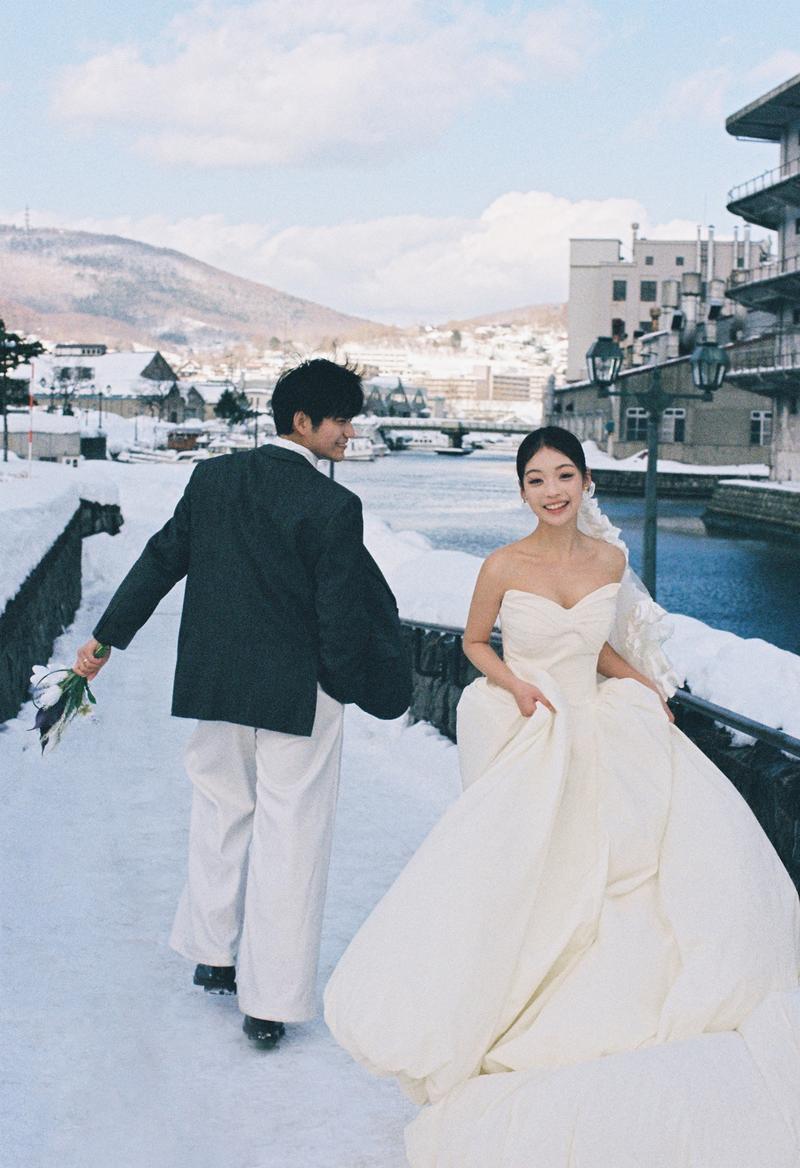 小樽运河 第64张 日本婚纱照 日本旅拍 小樽婚纱照 日本尼鹿摄影