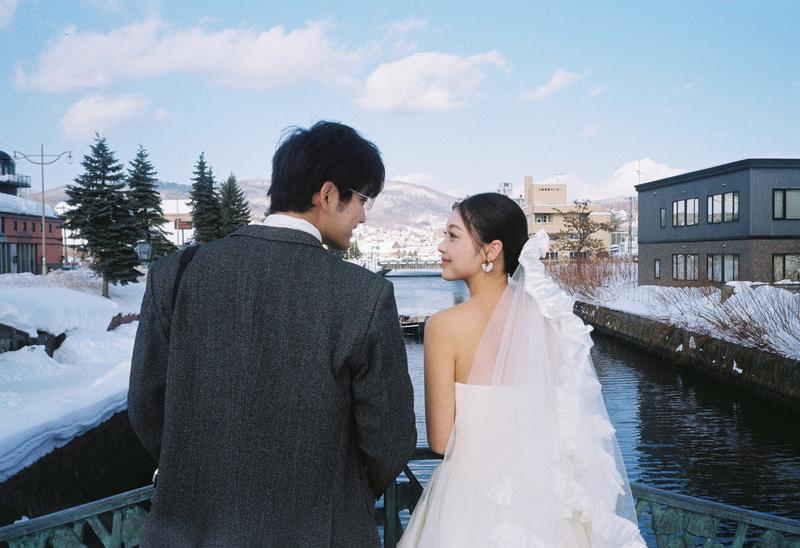 小樽运河 第17张 日本婚纱照 日本旅拍 小樽婚纱照 日本尼鹿摄影